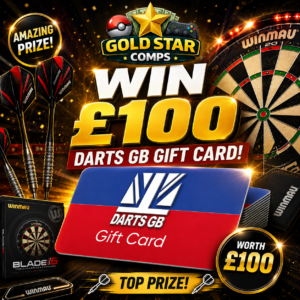 £100 Darts GB Gift Card